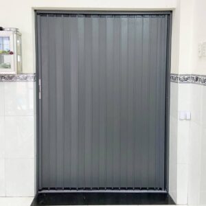 Cửa Xếp Lá Nhôm Nguyên Tấm 02