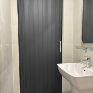 Cửa Xếp Lá Nhôm Nguyên Tấm 04