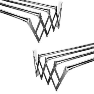 Giàn Phơi Xếp Tường Inox 01