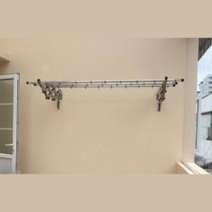 Giàn Phơi Xếp Tường Inox 03