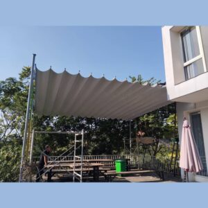 Mái Hiên Xếp Che Nắng Mưa 04